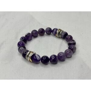 Brighton Neptune’s Rings Purple Amethyst Stretch Bracelet